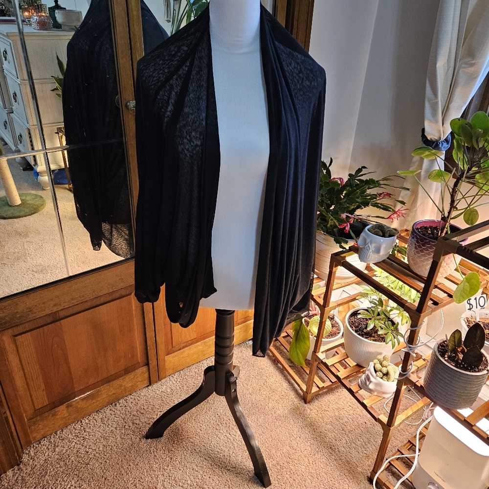 1xl black cardigan